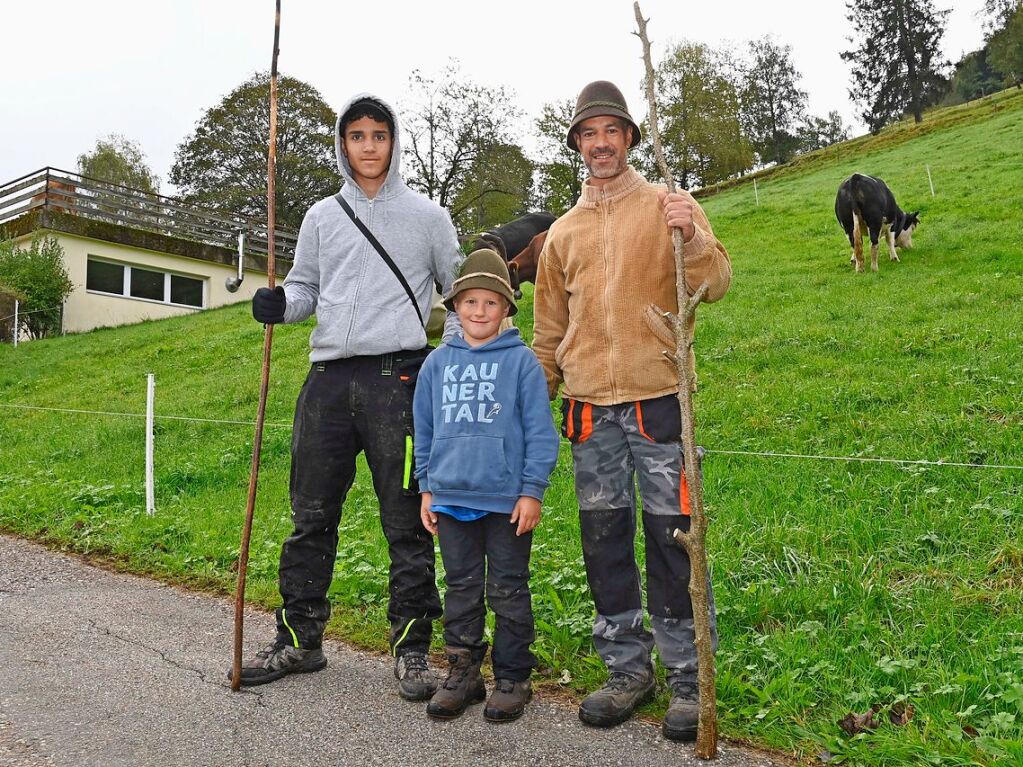 Wenn die Rinder fr die kalte Jahreszeit die hoch gelegenen Weiden verlassen, werden sie von den Menschen in Mnstertal und einem Volksfest empfangen.