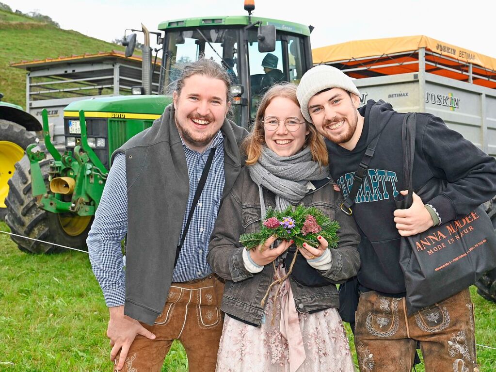 Wenn die Rinder fr die kalte Jahreszeit die hoch gelegenen Weiden verlassen, werden sie von den Menschen in Mnstertal und einem Volksfest empfangen.