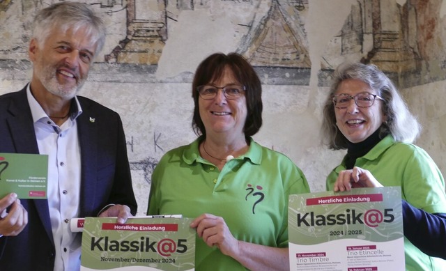 Brgermeister Gunther Braun, Vorsitzen...l Mohr und Ingeborg Pallaske (rechts)   | Foto: Martina David-Wenk