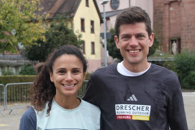 Fritz Koch und Nadine Erhardt beim Zwei-Etappen-Lauf in Elzach vorn