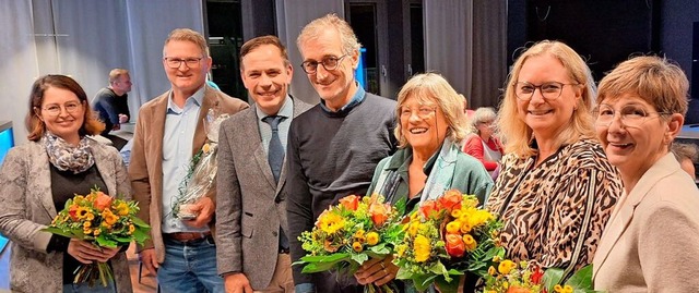 Der wiedergewhlte Vorstand der Werbeg...er, Petra Whrlin und  Annette Schulz.  | Foto: Wolfgang Beck