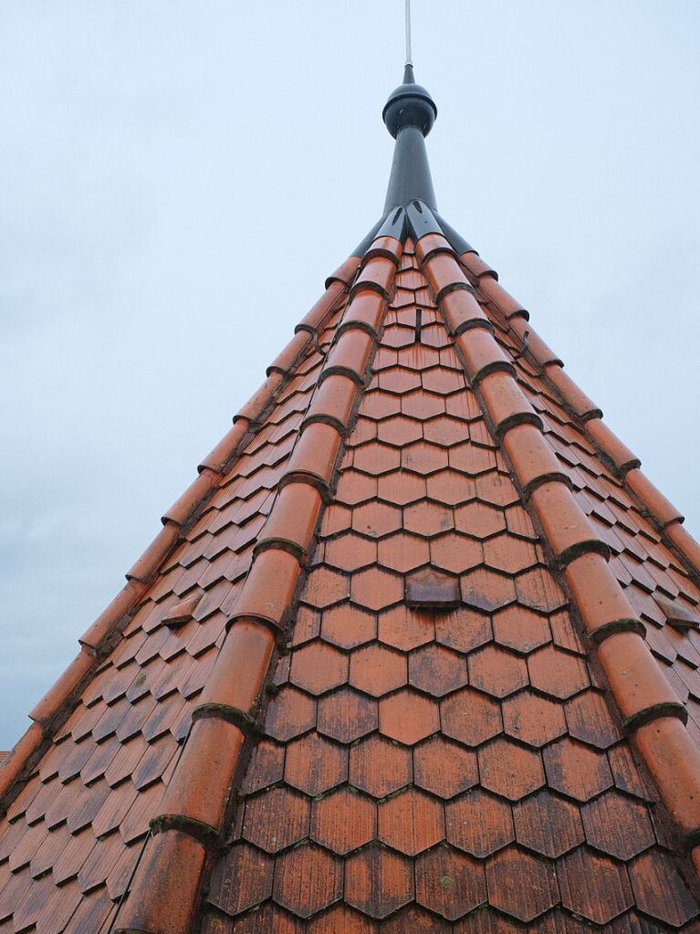 Ein letzter Blick auf den Treppenturm, der bald abgerissen wird.