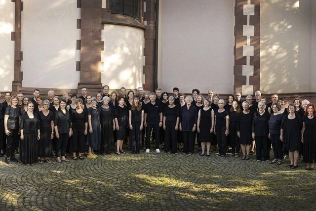 Der Freiburger Oratorienchor konzertiert in der Kirche Sankt Martin