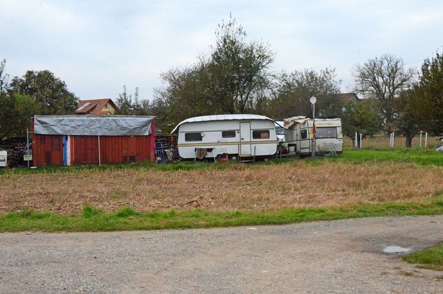 Störfeuer in Kappel-Grafenhausen: Eine...an der Straße „Am Nordend“ | Photo: Benedikt Hecht