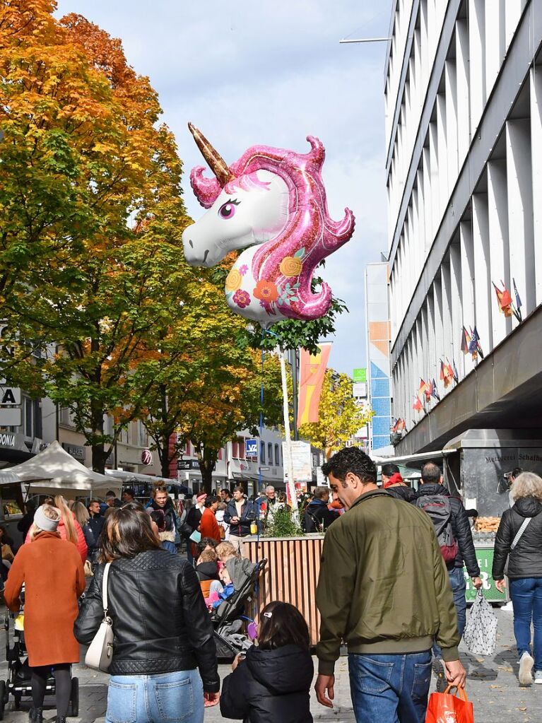 Eindrcke vom Lrracher Herbstfest