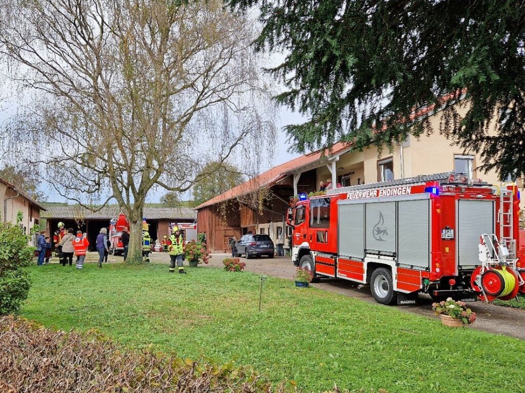 Kreisweite Katastrophenschutzbung 2024: Gemeinsamer Einsatz der Feuerwehren Riegel und Endingen auf den Riedhfen