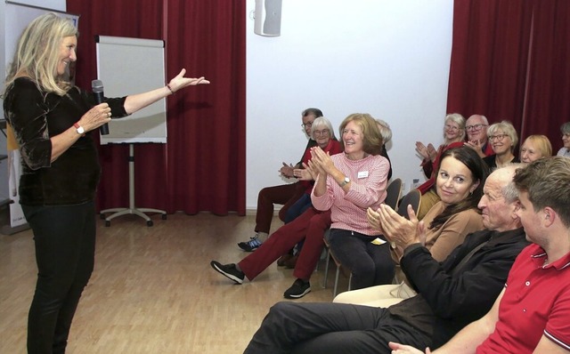 Regisseurin Vera Krakovic gibt Einblicke in die Filmproduktion.  | Foto: Heidi Fel