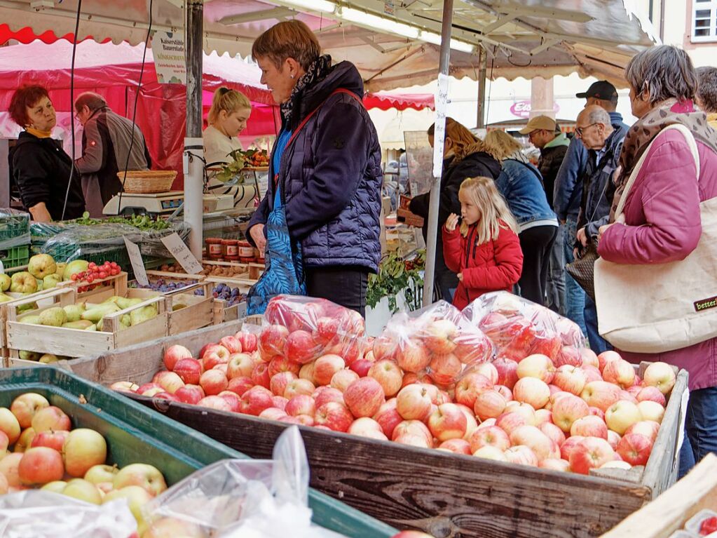 Premiere des Kaiserstuhl-Markts in Endingen