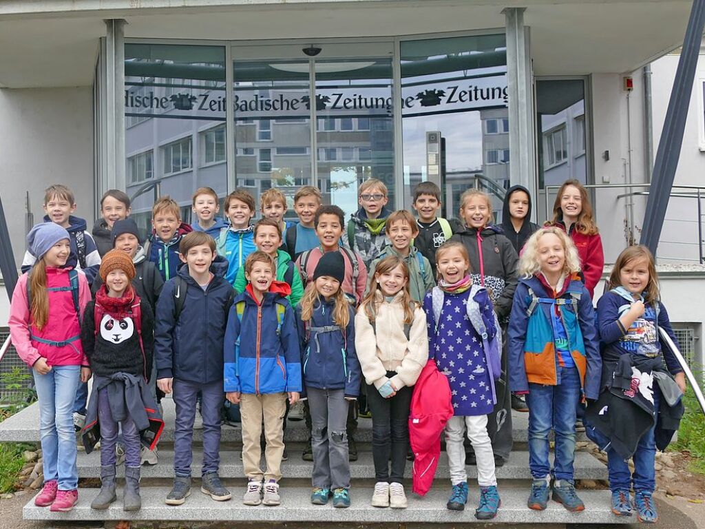 Klasse 4 der Sommerbergschule Buchenbach