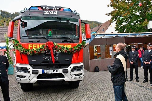 Neues Lschfahrzeug in Herten symbolisiert Fortschritt der Feuerwehr