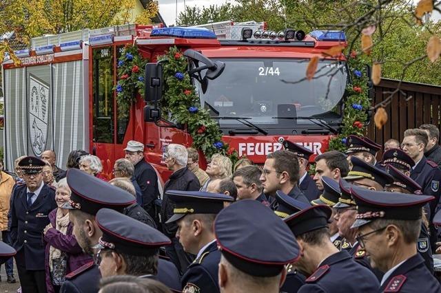 Neues Lschfahrzeug fr Mengens Wehr