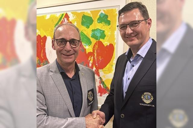 Der Lions Club hat einen neuen Prsidenten