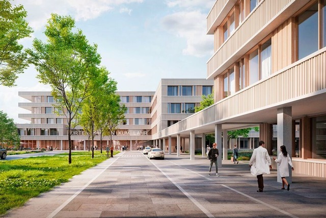 So knnte der Eingangsbereich des neuen Klinikums aussehen.  | Foto: GMP International GmbH