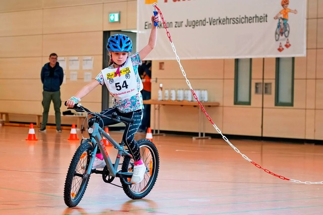 Das Fahrradturnier in der Bonndorfer S...wie immer der AMC Bonndorf organsiert.  | Foto: Wolfgang Scheu