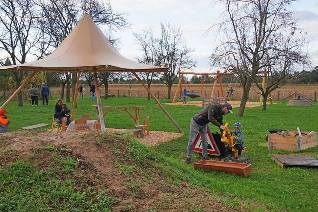 Der Bauernhof-Kindergarten Rotacker in Wagenstadt bietet ein spielerisches Umfeld im Wechsel der Jahreszeiten