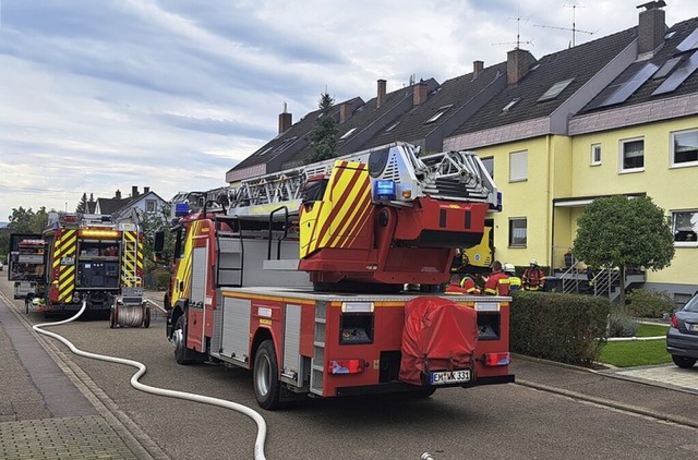 Feuerwehreinsatz in der Tichstrae  | Foto: Feuerwehr Kenzingen