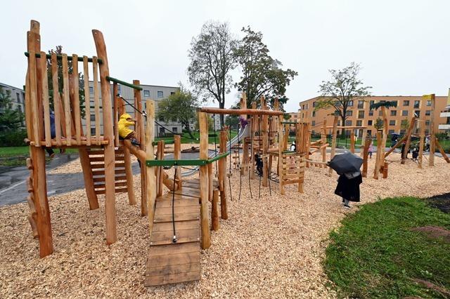 Das Wohngebiet Schildacker in Freiburg hat einen neuen Park – fr mehr als eine Million Euro