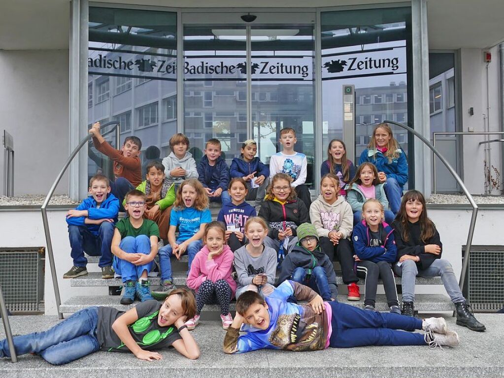 Klasse 4a der Fritz-Boehle-Grundschule Emmendingen