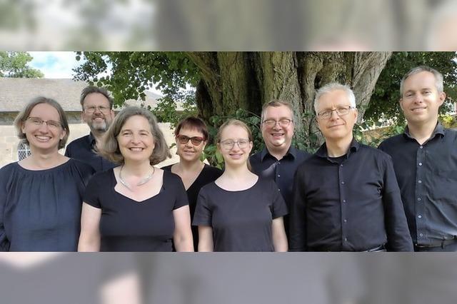 Das Vokalensemble Contrapunkt gestaltet in der Stadtkirche Emmendingen einen Abend zum Thema Krieg und Frieden