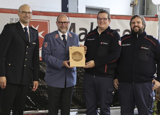 Ein Stern fr die Verpflegung:  Nils S...&#8222;Feuerwehr-Michelin-Stern&#8220;  | Foto: Stefan Jrger/MHD Offenburg