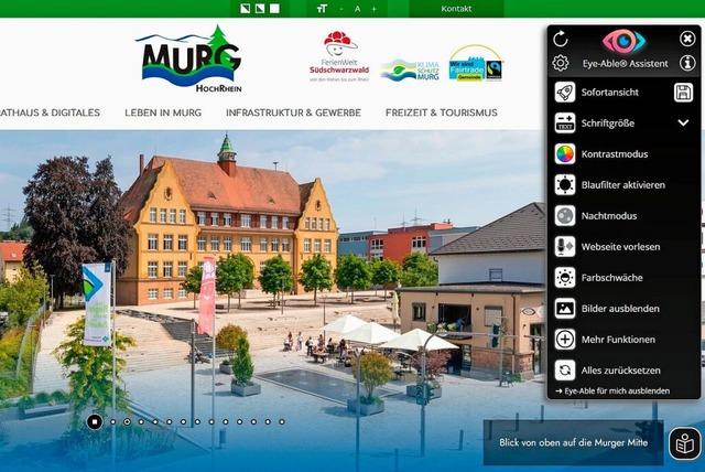 Die Gemeinde Murg hat ihre Website mod...htung &#8222;digitales Rathaus&#8220;.  | Foto: Julia Becker