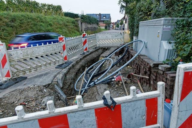 Herausforderung Innenstadt: In Endingen luft der Ausbau fr Glasfaser und ein modernes Stromnetz