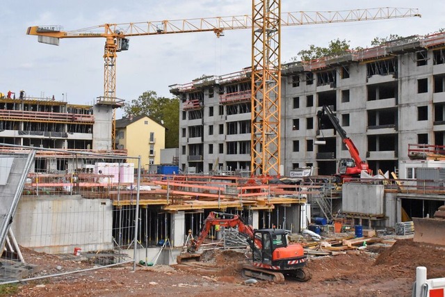 Die Neue Mitte Nordstadt in Lrrach is...in der Geschichte der Wohnbau Lrrach.  | Foto: Thomas Loisl Mink