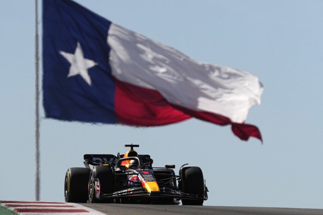 Max Verstappen beim Rennen in Austin im vergangenen Jahr  | Foto: Eric Gay (dpa)