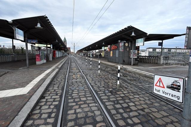 Raub auf der Freiburger Stadtbahnbrcke