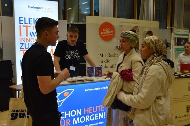 66 Aussteller waren bei der Job-Start-Brse in Waldkirch dabei: Neben Handel, Handwerk und Industrie auch Polizei und Verwaltungen