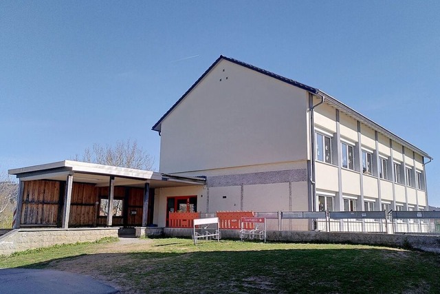 Der Rickenbacher Kindergarten wird an ...it und so hoch wie das Gebude werden.  | Foto: Katja Knaus