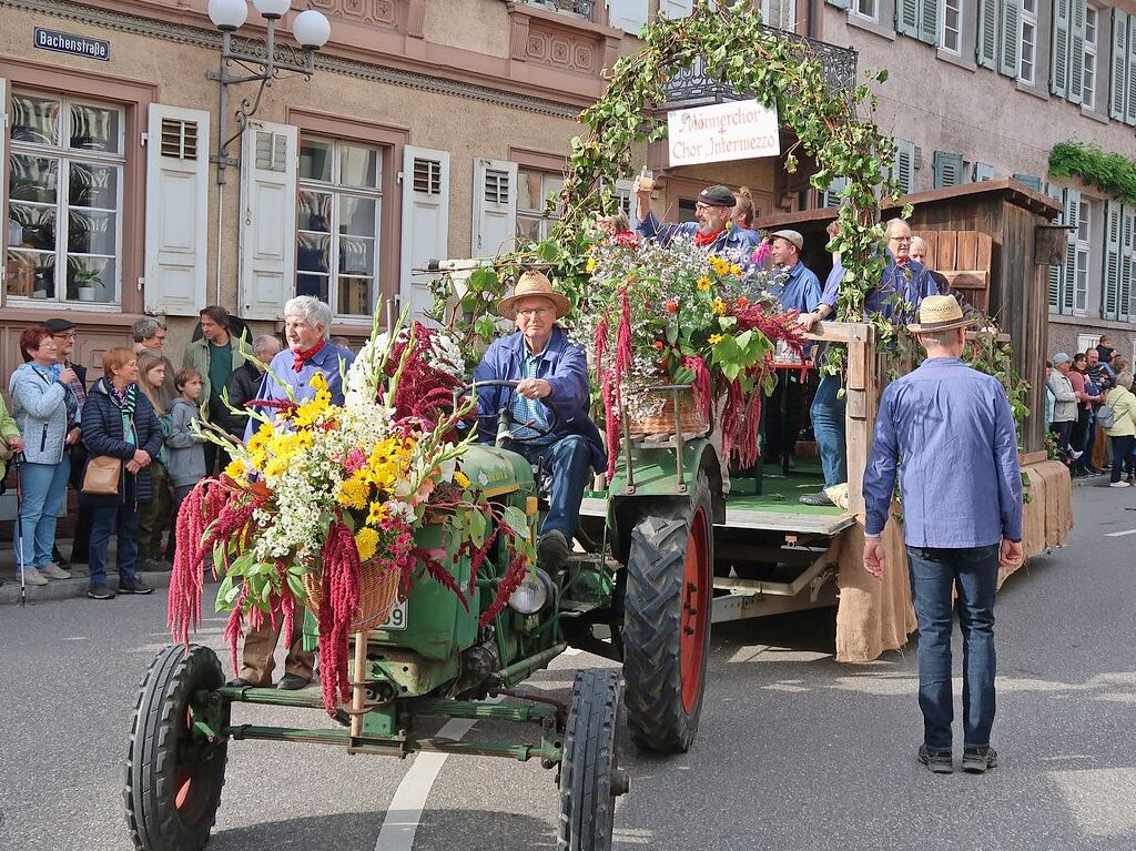 Das Erntedankfest gebhrend feiern, ist fr Winzer und Landwirte in Ihringen seit Jahrzehnten guter Brauch.