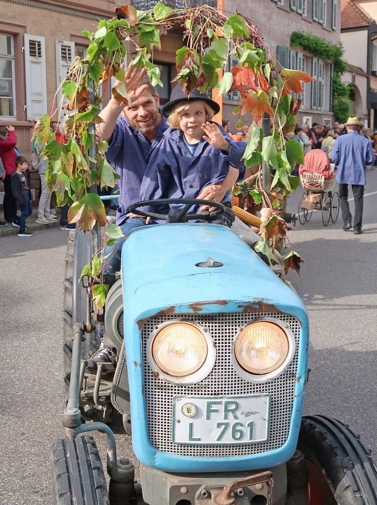 Das Erntedankfest gebhrend feiern, ist fr Winzer und Landwirte in Ihringen seit Jahrzehnten guter Brauch.