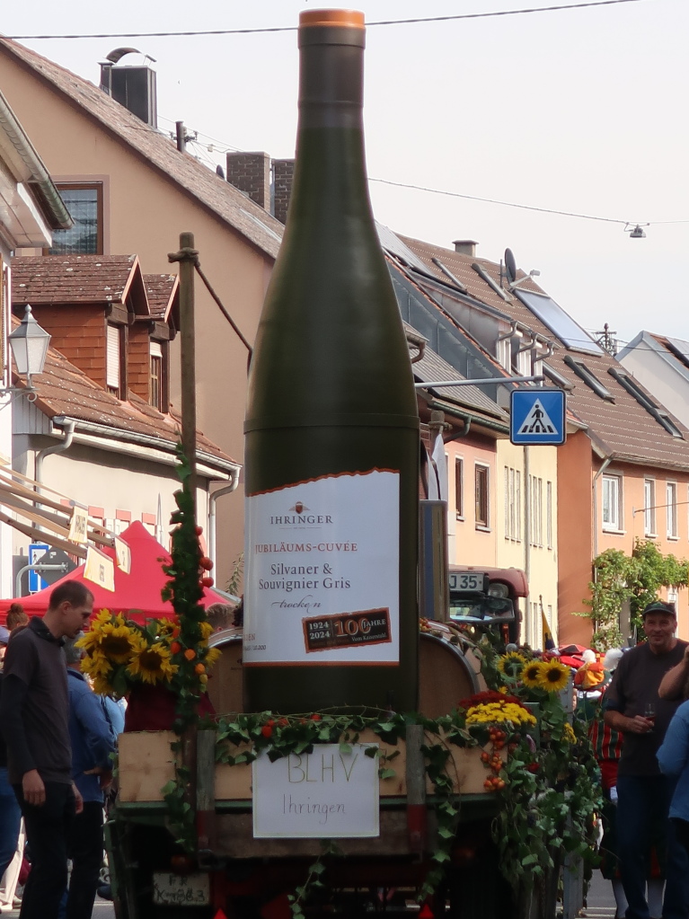 Das Erntedankfest gebhrend feiern, ist fr Winzer und Landwirte in Ihringen seit Jahrzehnten guter Brauch.