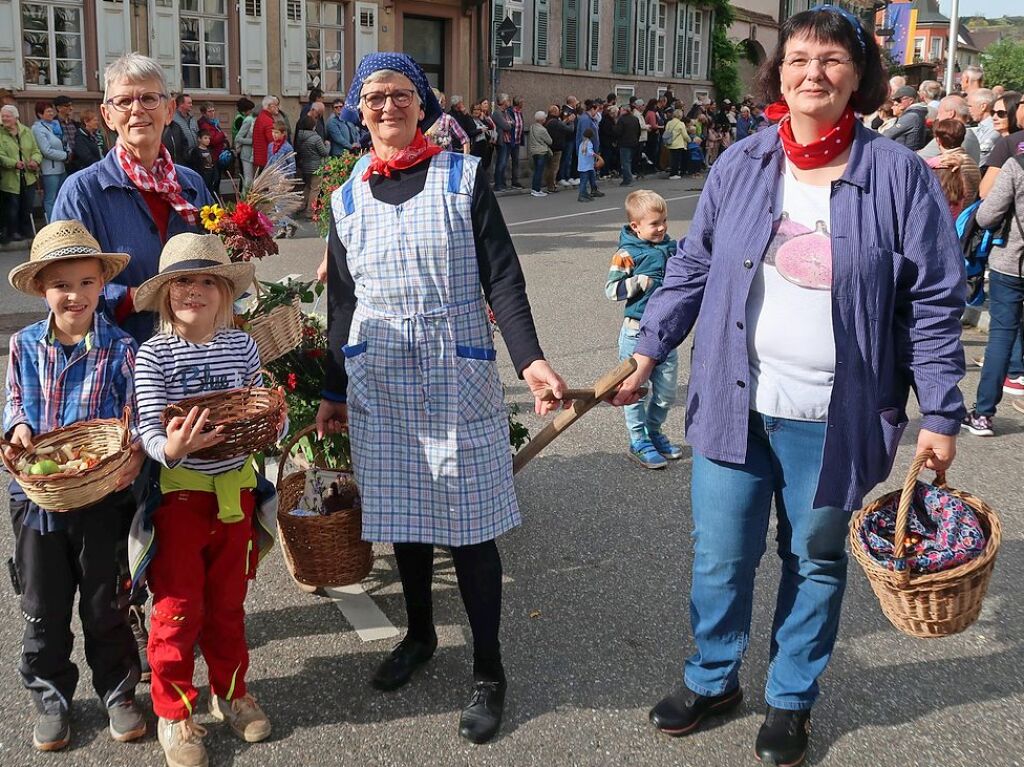 Das Erntedankfest gebhrend feiern, ist fr Winzer und Landwirte in Ihringen seit Jahrzehnten guter Brauch.