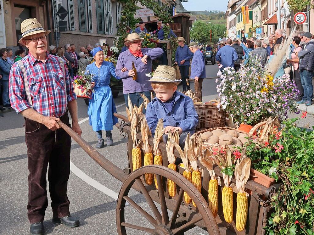 Das Erntedankfest gebhrend feiern, ist fr Winzer und Landwirte in Ihringen seit Jahrzehnten guter Brauch.