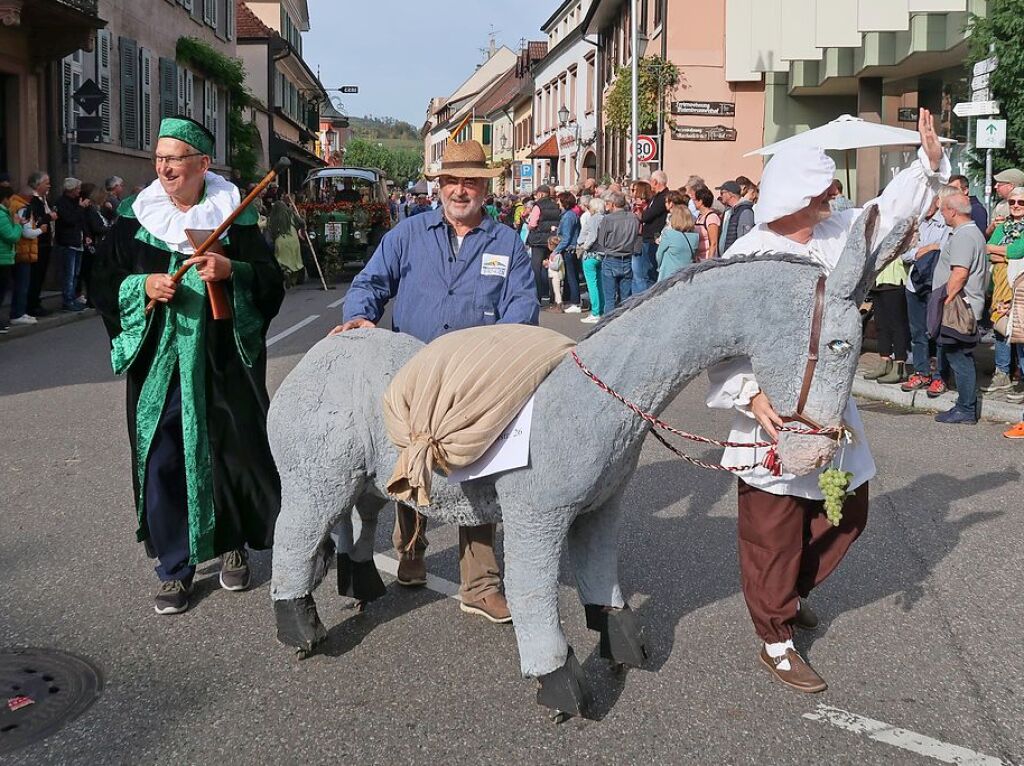 Das Erntedankfest gebhrend feiern, ist fr Winzer und Landwirte in Ihringen seit Jahrzehnten guter Brauch.