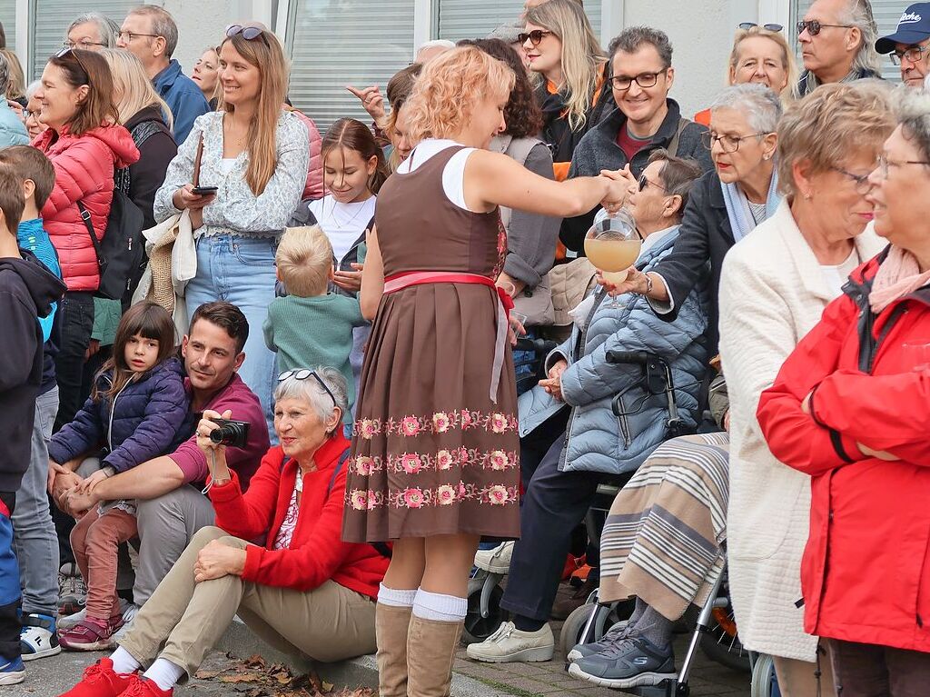 Das Erntedankfest gebhrend feiern, ist fr Winzer und Landwirte in Ihringen seit Jahrzehnten guter Brauch.