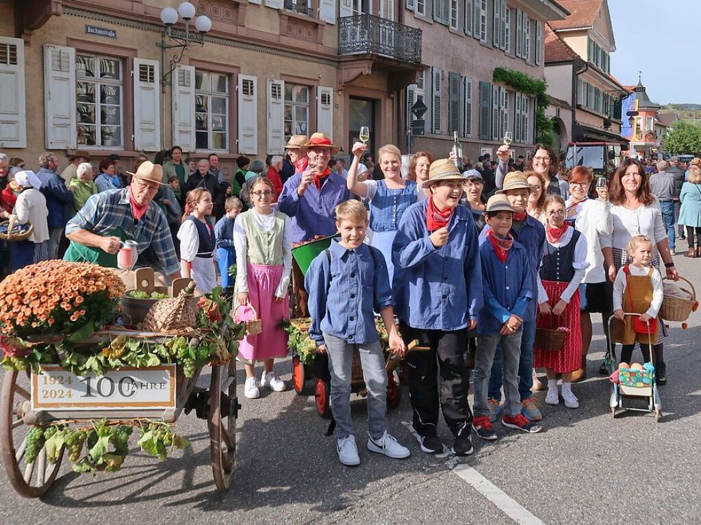 Das Erntedankfest gebhrend feiern, ist fr Winzer und Landwirte in Ihringen seit Jahrzehnten guter Brauch.