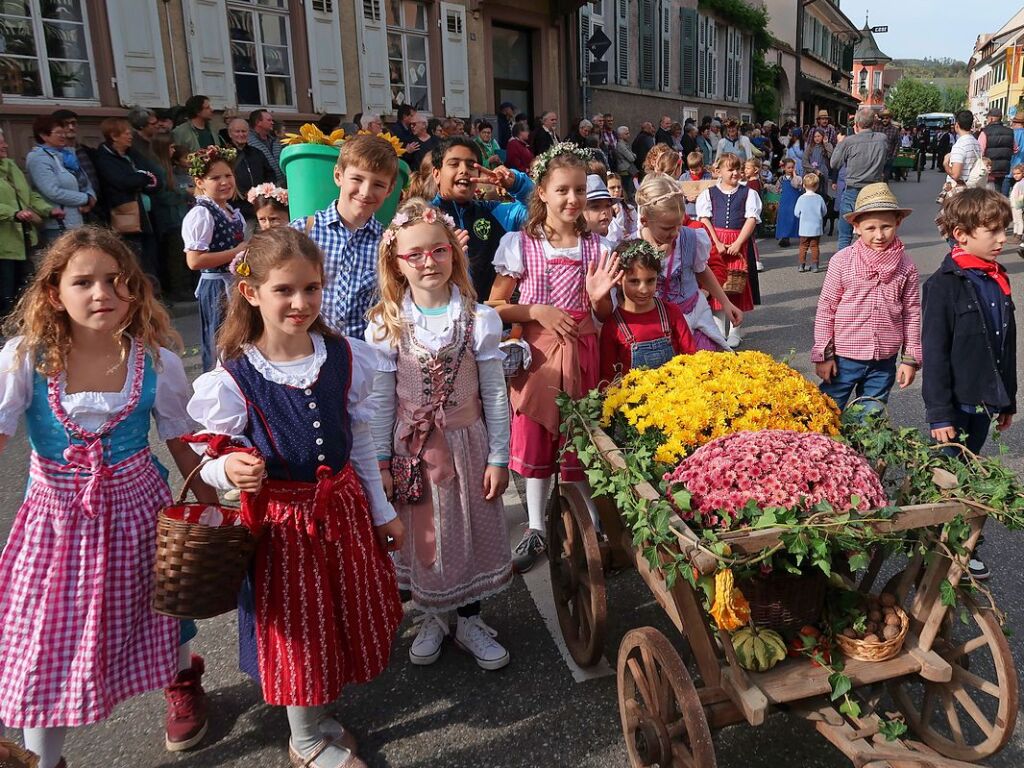 Das Erntedankfest gebhrend feiern, ist fr Winzer und Landwirte in Ihringen seit Jahrzehnten guter Brauch.