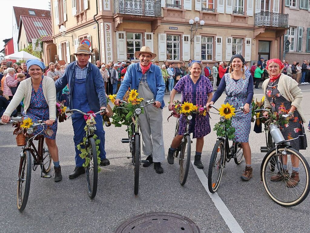 Das Erntedankfest gebhrend feiern, ist fr Winzer und Landwirte in Ihringen seit Jahrzehnten guter Brauch.