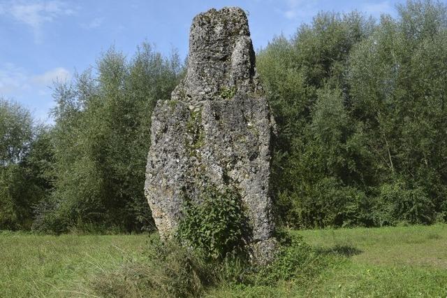 Der sdlichste Menhir Deutschlands