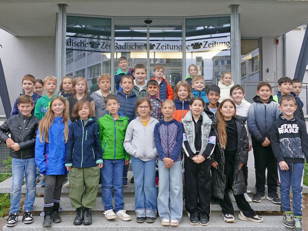 Klasse 4c der Johann-Heinrich-von-Landeck-Schule Bad Krozingen