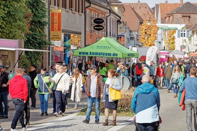 Herbolzheimat im Herbst: Der Kinder- u...enangeboten, Genuss und Unterhaltung.   | Foto: Ruth Seitz