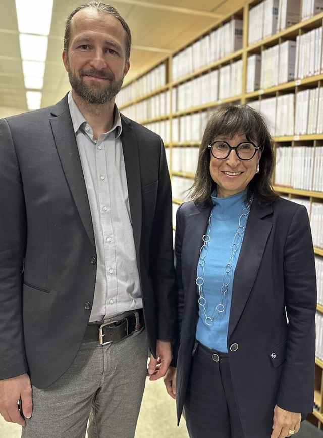 Heiko Faller und Silvia Kimpel  | Foto: Helmut Seller