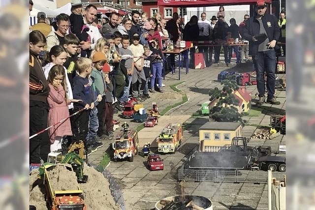 Die Feuerwehr begeistert auch als Modell