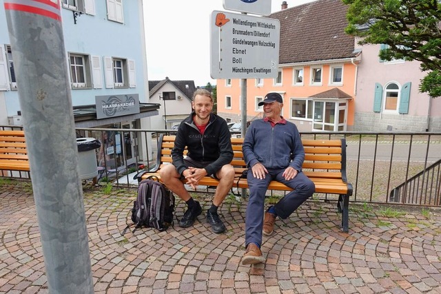 Dittishausen hofft auf ein Mitfahrbnkle wie hier in Bonndorf.  | Foto: privat