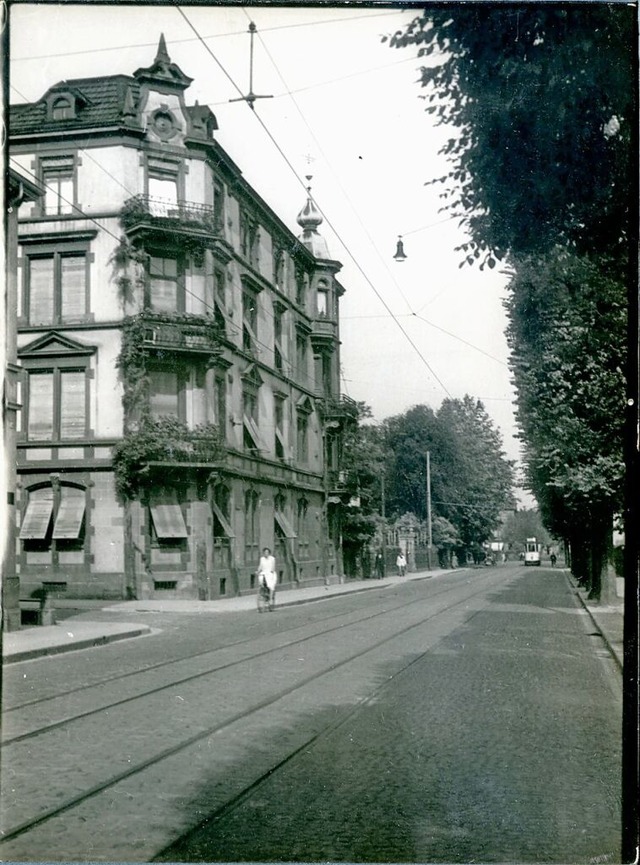 Hier die Friedrichstrae 26 (heute 54)...t Hermann Joachim lebte und arbeitete.  | Foto: Stadtarchiv Freiburg, M70 S-201-27 Nr. 204