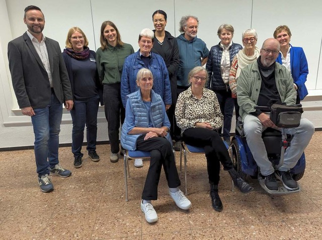 Der neue Beirat fr Menschen mit Behin...Vertretern der Gemeinderatsfraktionen.  | Foto: Stadtverwaltung Waldkirch