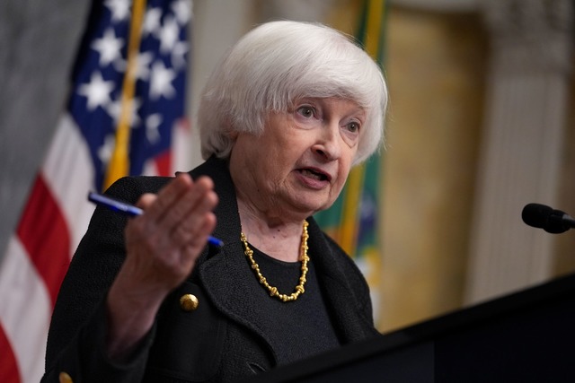 Yellen sagt, das Paket sei so gut wie geeint. (Archivbild)  | Foto: J. Scott Applewhite/AP